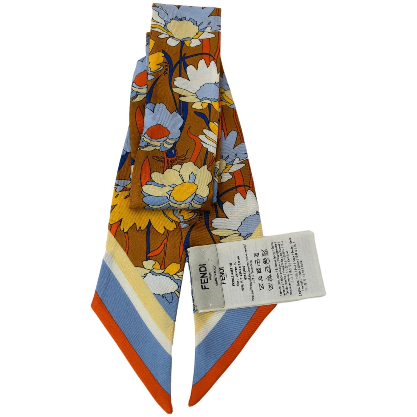 FENDI Silk Scarf Multicolor