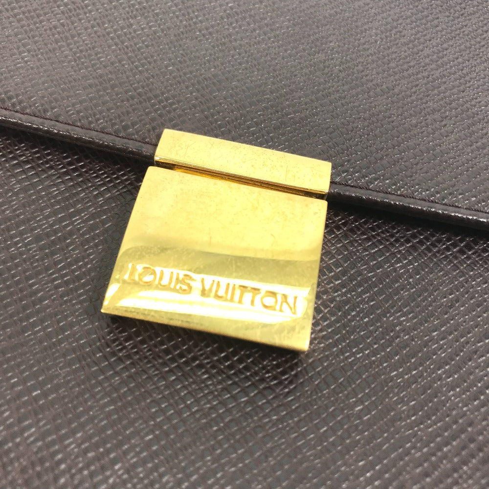 LOUIS VUITTON business bag M30786 Taiga Leather Bordeauxtype Taiga Selenga