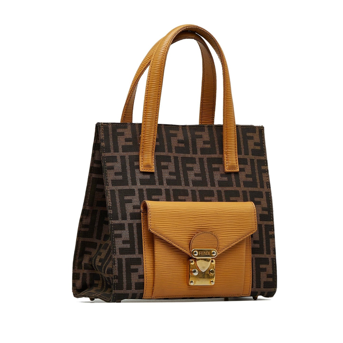 Fendi Zucca Front Pocket Tote (SHG-2HFHzP)