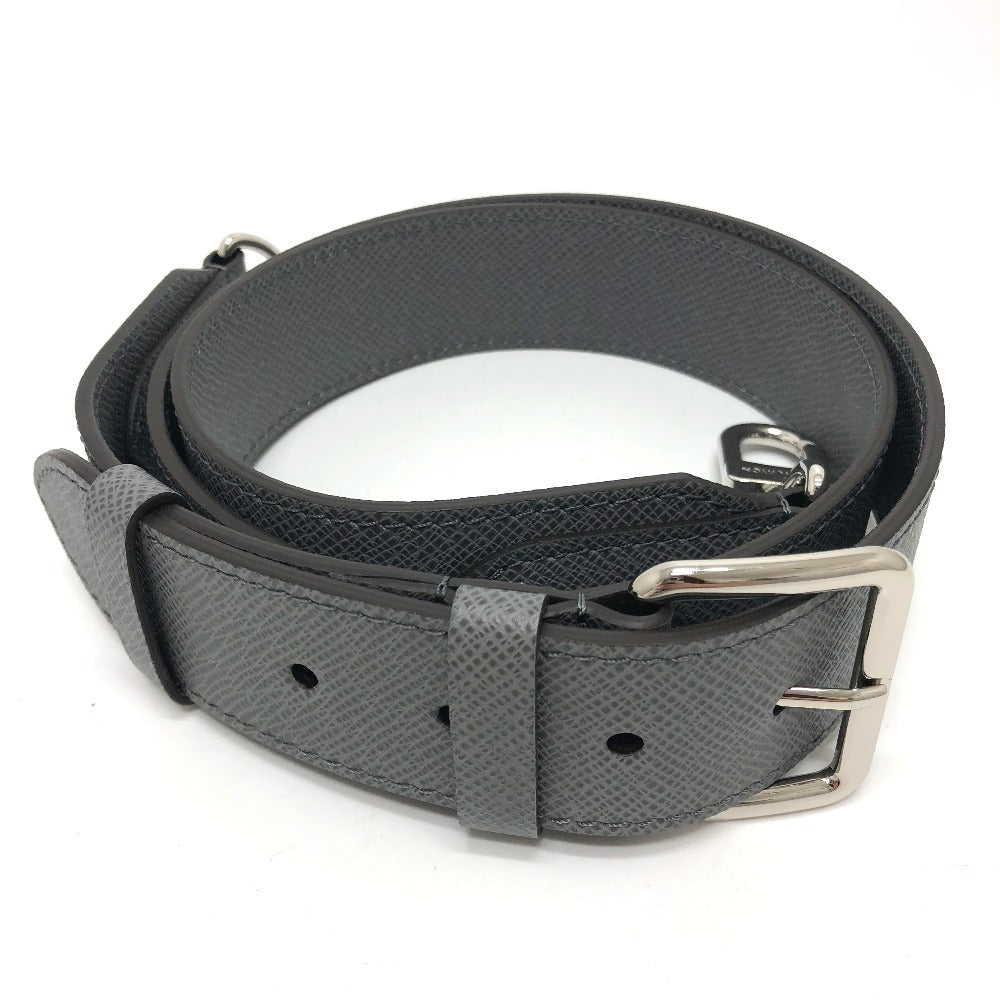 LOUIS VUITTON Business bag M30856 Taiga Leather gray Taiga Slim briefcase mens  d