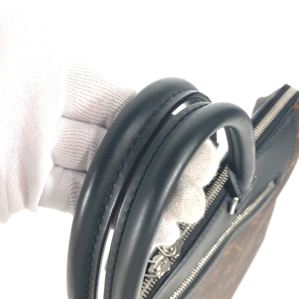 LOUIS VUITTON Business bag M54019 Monogram macacer canvas Brown Monogram macacer Porto de Cumanjour PDJ