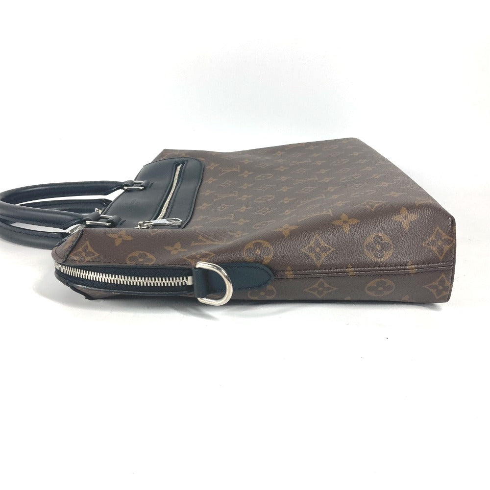 LOUIS VUITTON Business bag M54019 Monogram macacer canvas Brown Monogram macacer Porto de Cumanjour PDJ
