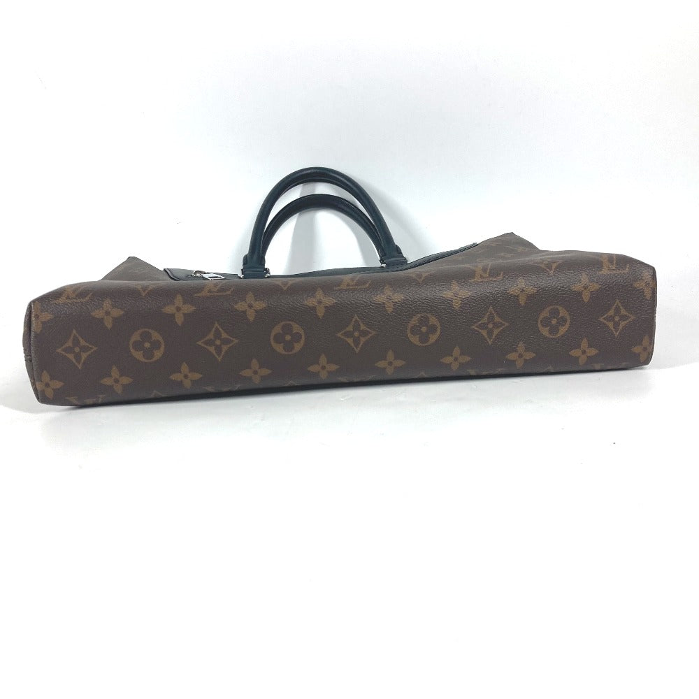 LOUIS VUITTON Business bag M54019 Monogram macacer canvas Brown Monogram macacer Porto de Cumanjour PDJ