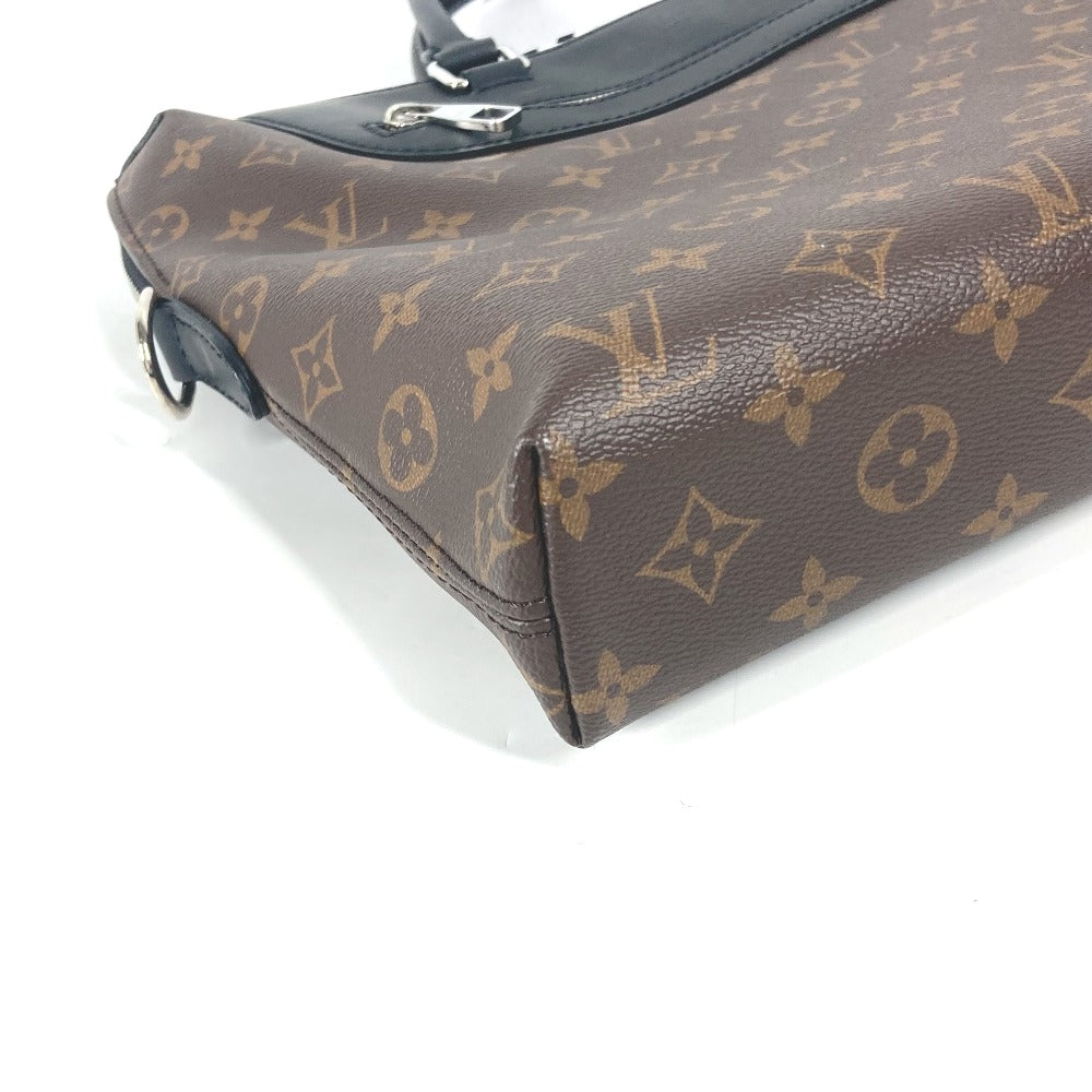 LOUIS VUITTON Business bag M54019 Monogram macacer canvas Brown Monogram macacer Porto de Cumanjour PDJ