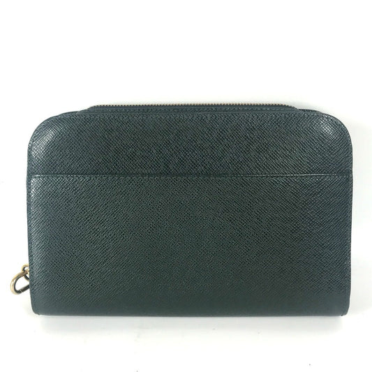 LOUIS VUITTON business bag M30184 Taiga Leather green Taiga Baikal