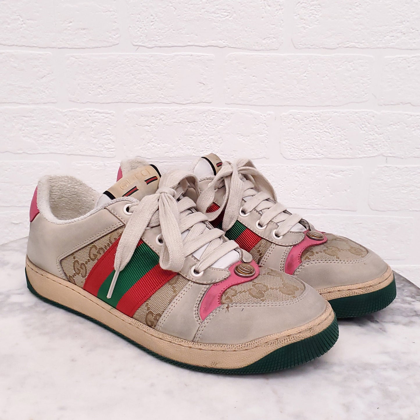 GUCCI LOGO SNEAKERS - SIZE 38