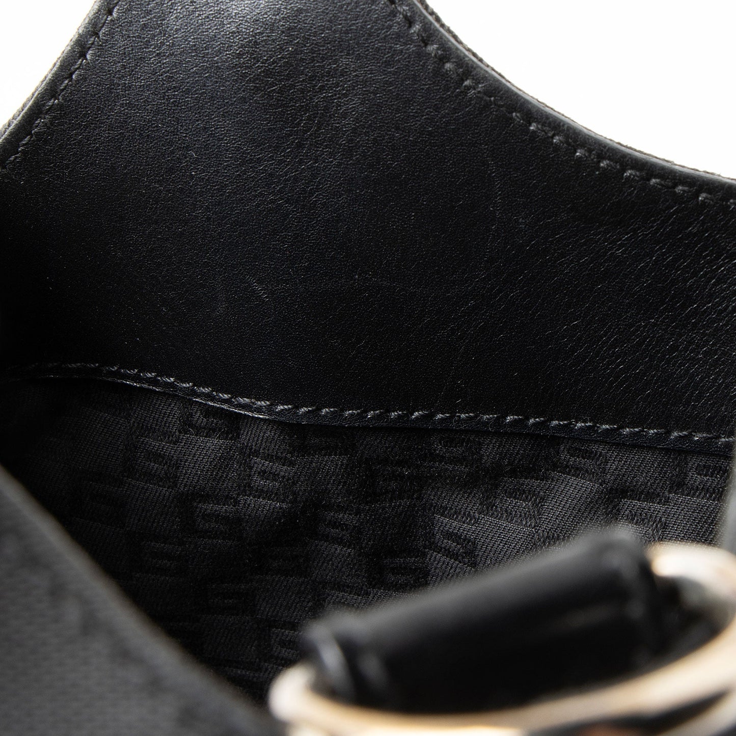 Gucci Canvas Perforated Leather Interlocking G Reins Satchel