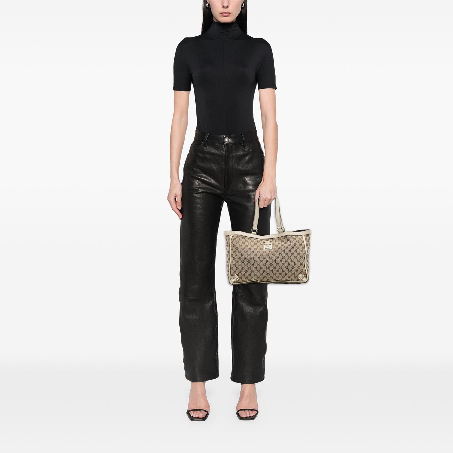 Gucci GG Canvas Abbey D Ring Tote