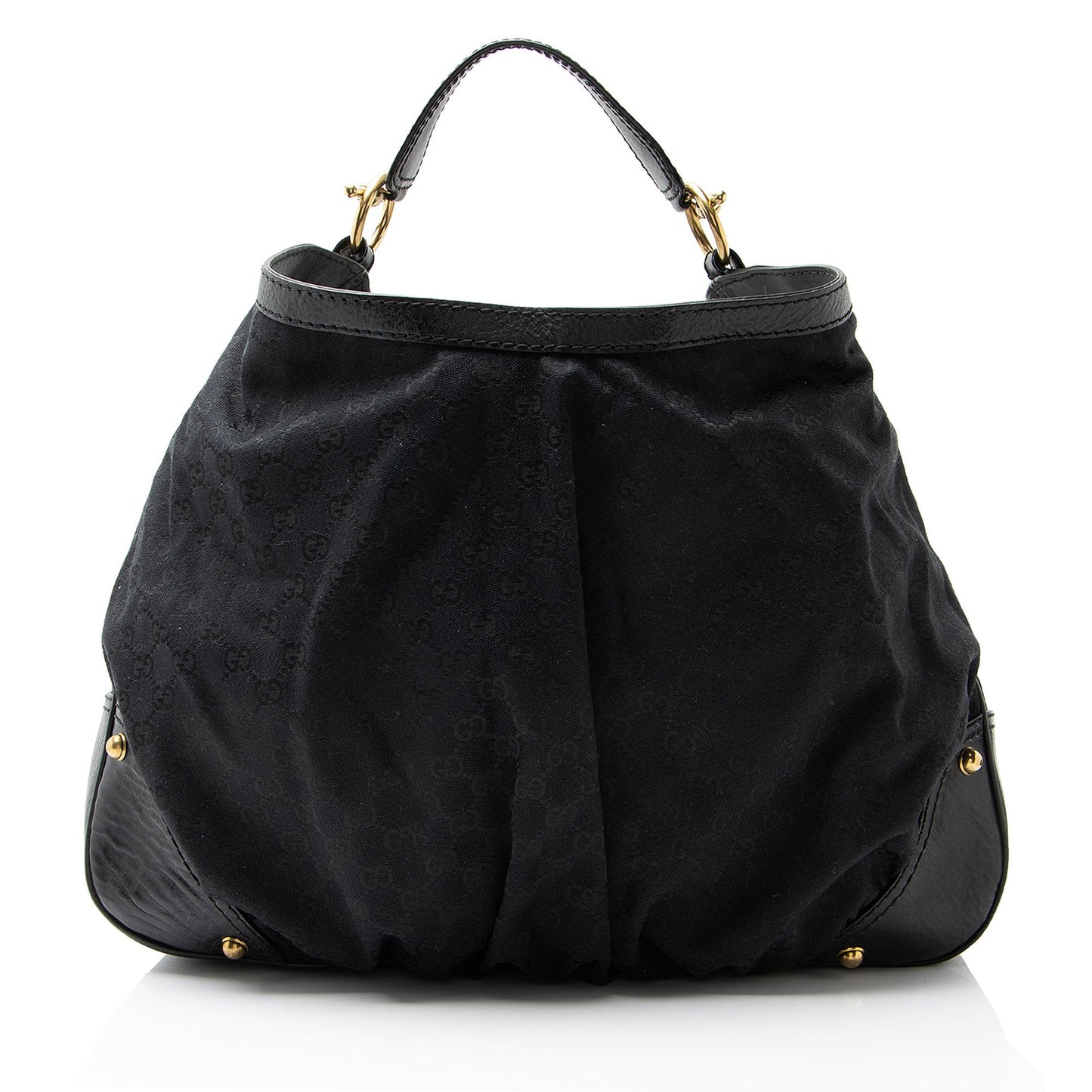 Gucci GG Canvas Jockey Large Hobo