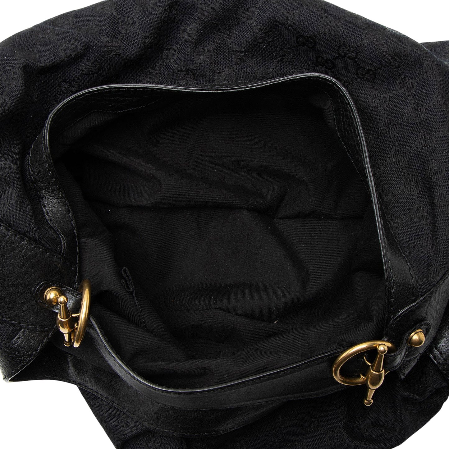 Gucci GG Canvas Jockey Large Hobo