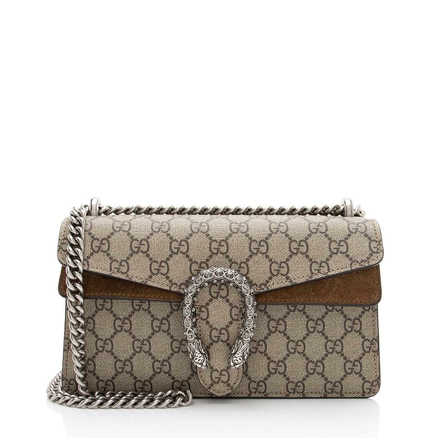 Gucci GG Supreme Crystal Dionysus Medium E/W Shoulder Bag