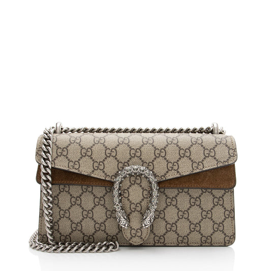 Gucci GG Supreme Crystal Dionysus Medium E/W Shoulder Bag