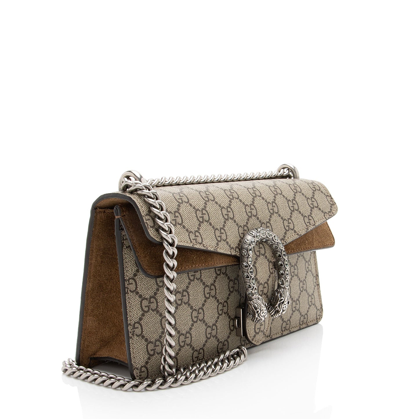 Gucci GG Supreme Crystal Dionysus Medium E/W Shoulder Bag