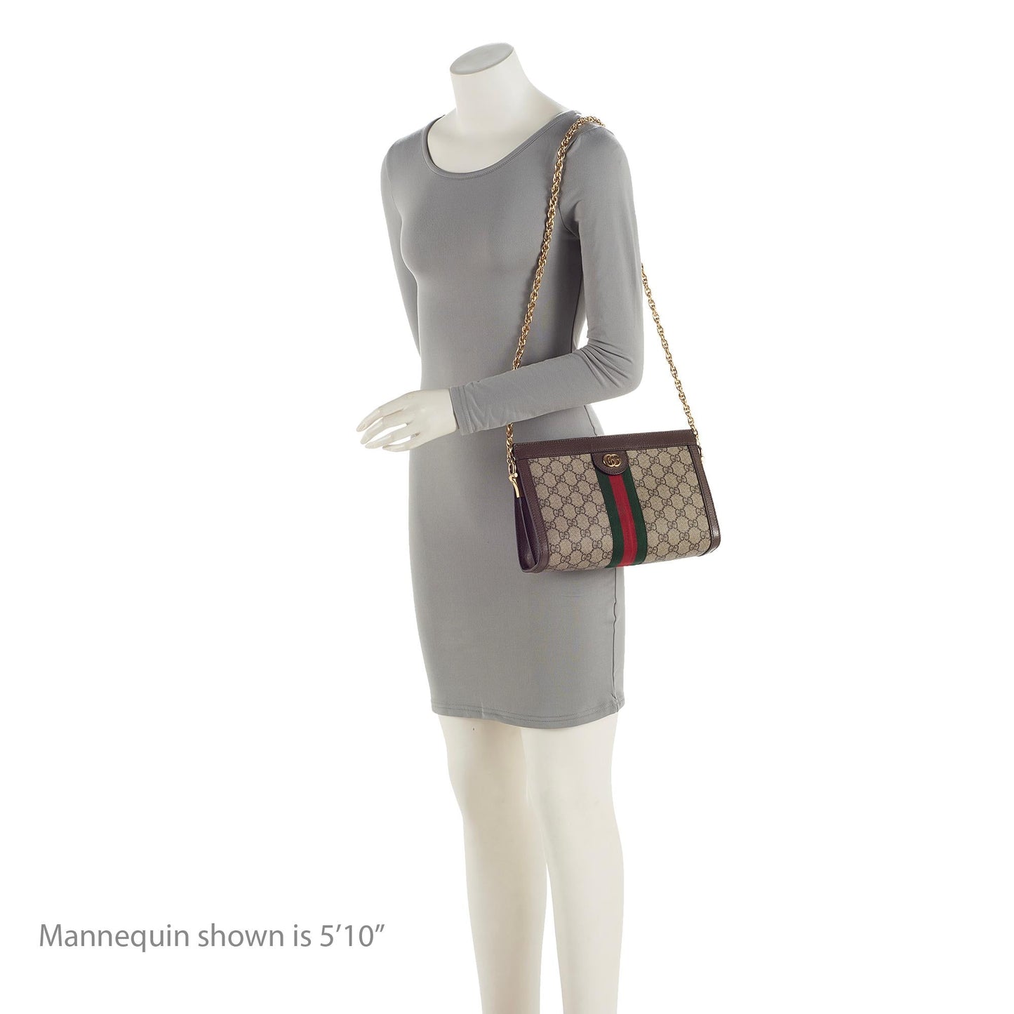 Gucci GG Supreme Ophidia Medium Chain Shoulder Bag