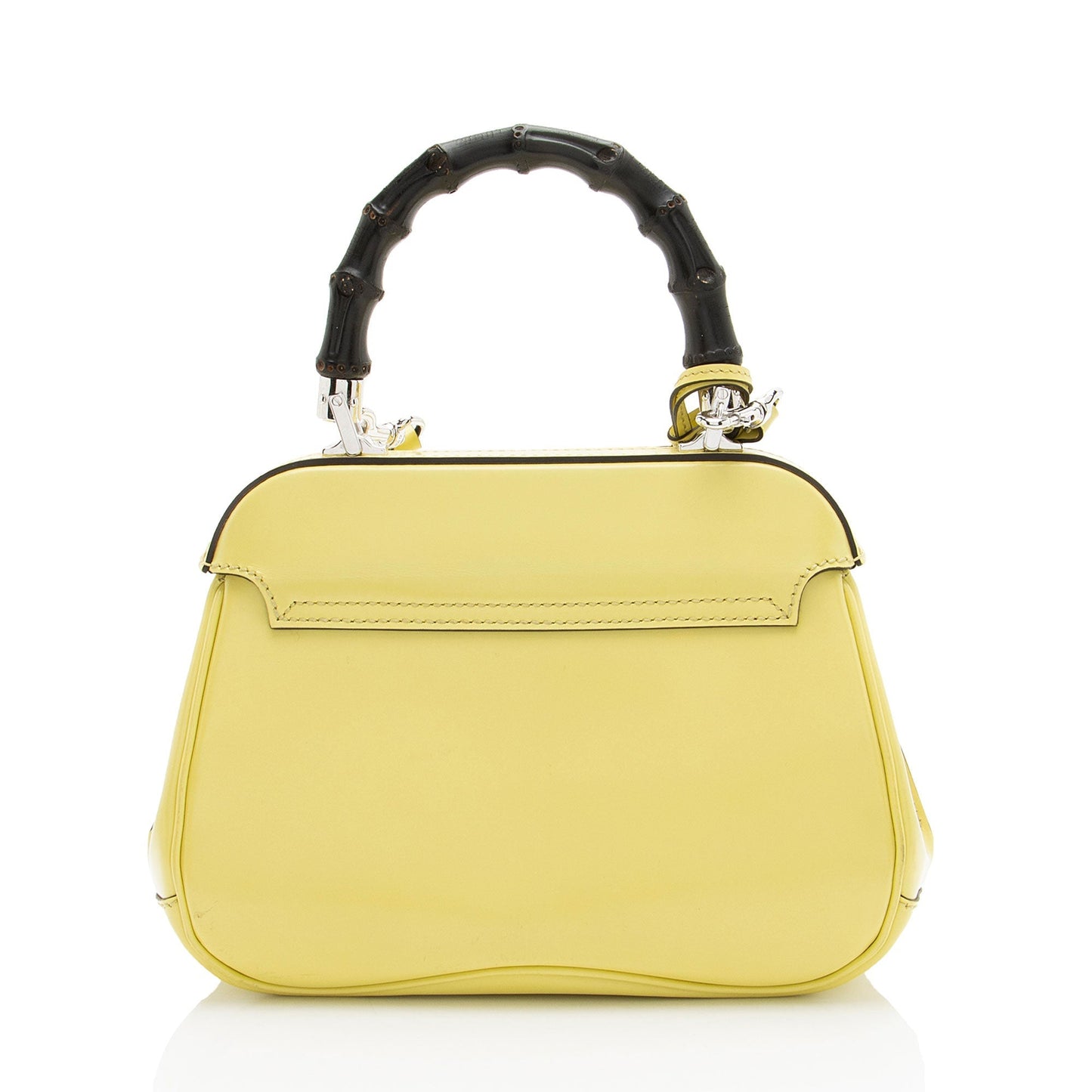 Gucci Leather Bamboo Lady Lock Mini Top Handle