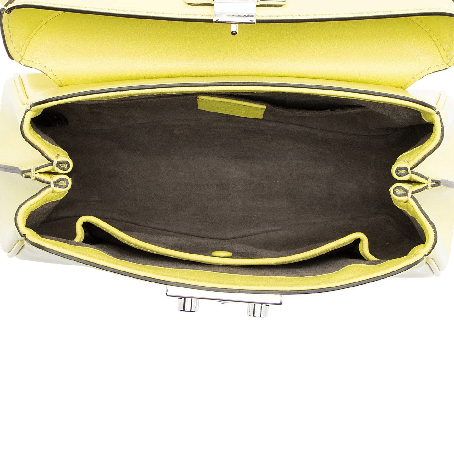 Gucci Leather Bamboo Lady Lock Mini Top Handle