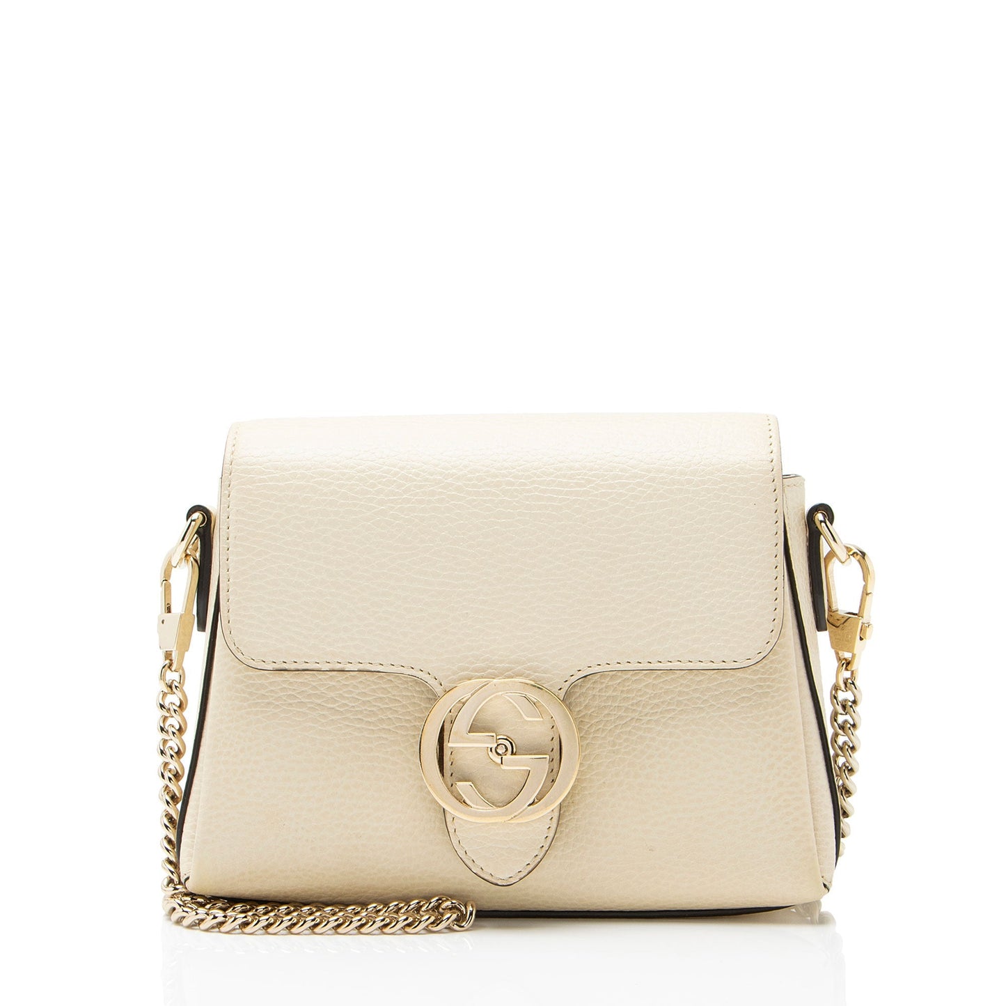 Gucci Leather Interlocking G Small Crossbody