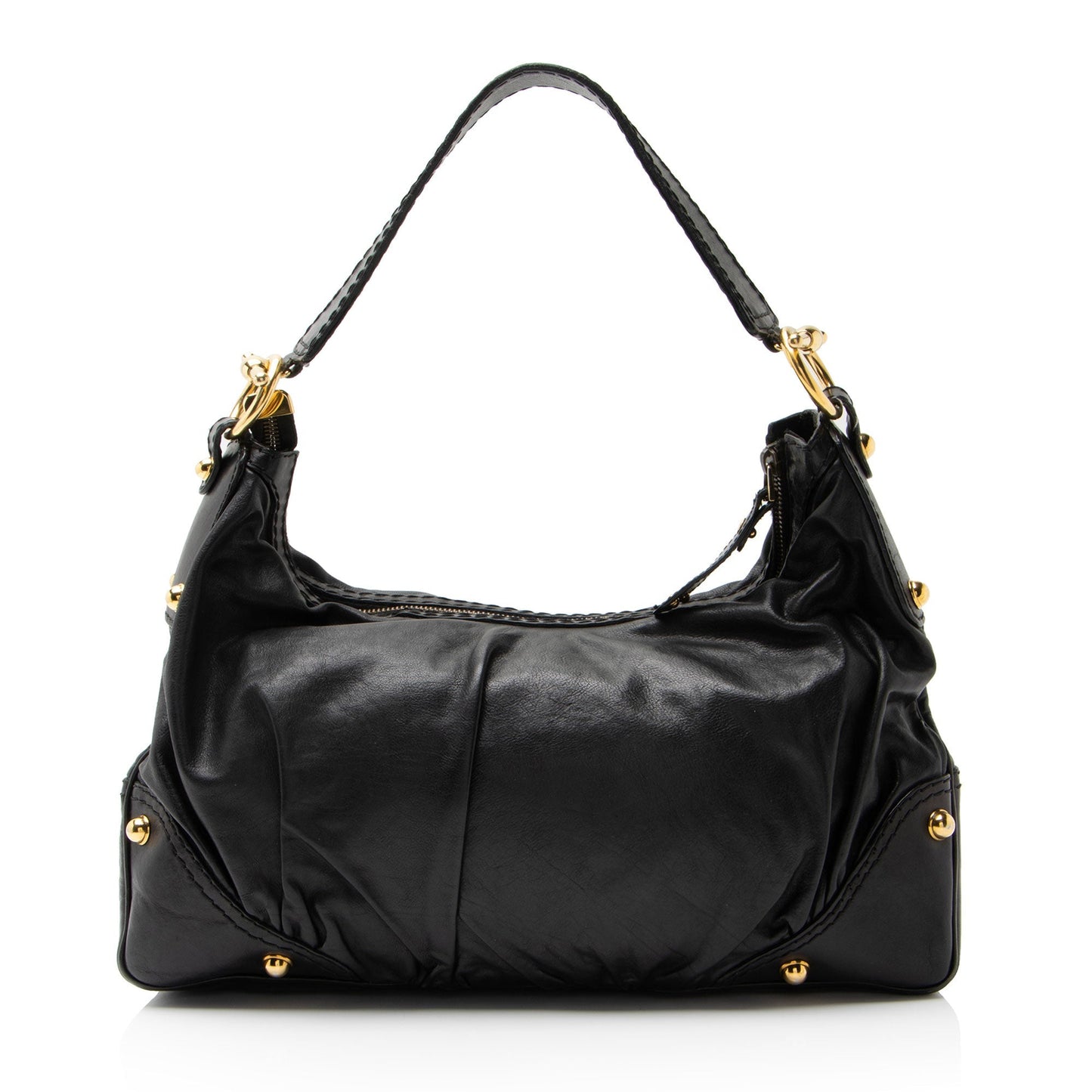 Gucci Leather Jockey Medium Hobo