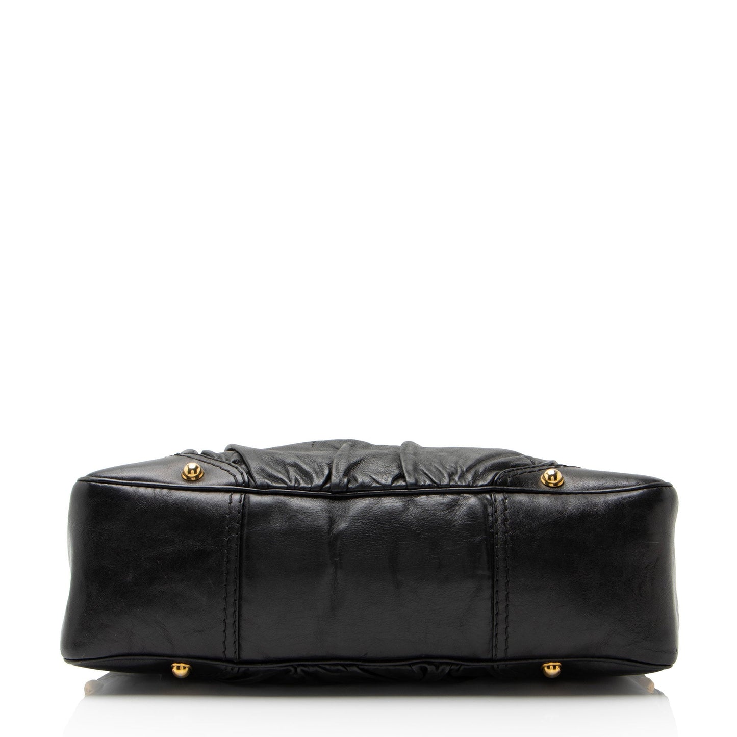 Gucci Leather Jockey Medium Hobo