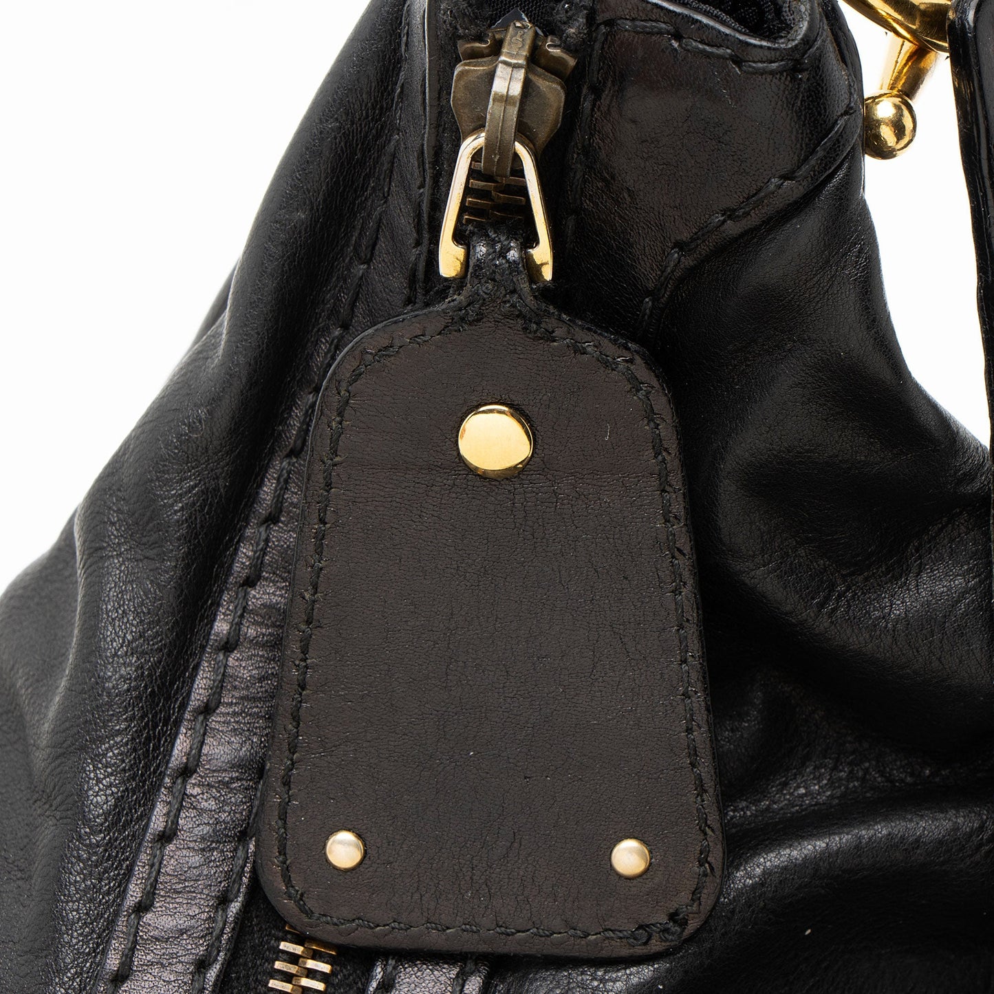 Gucci Leather Jockey Medium Hobo