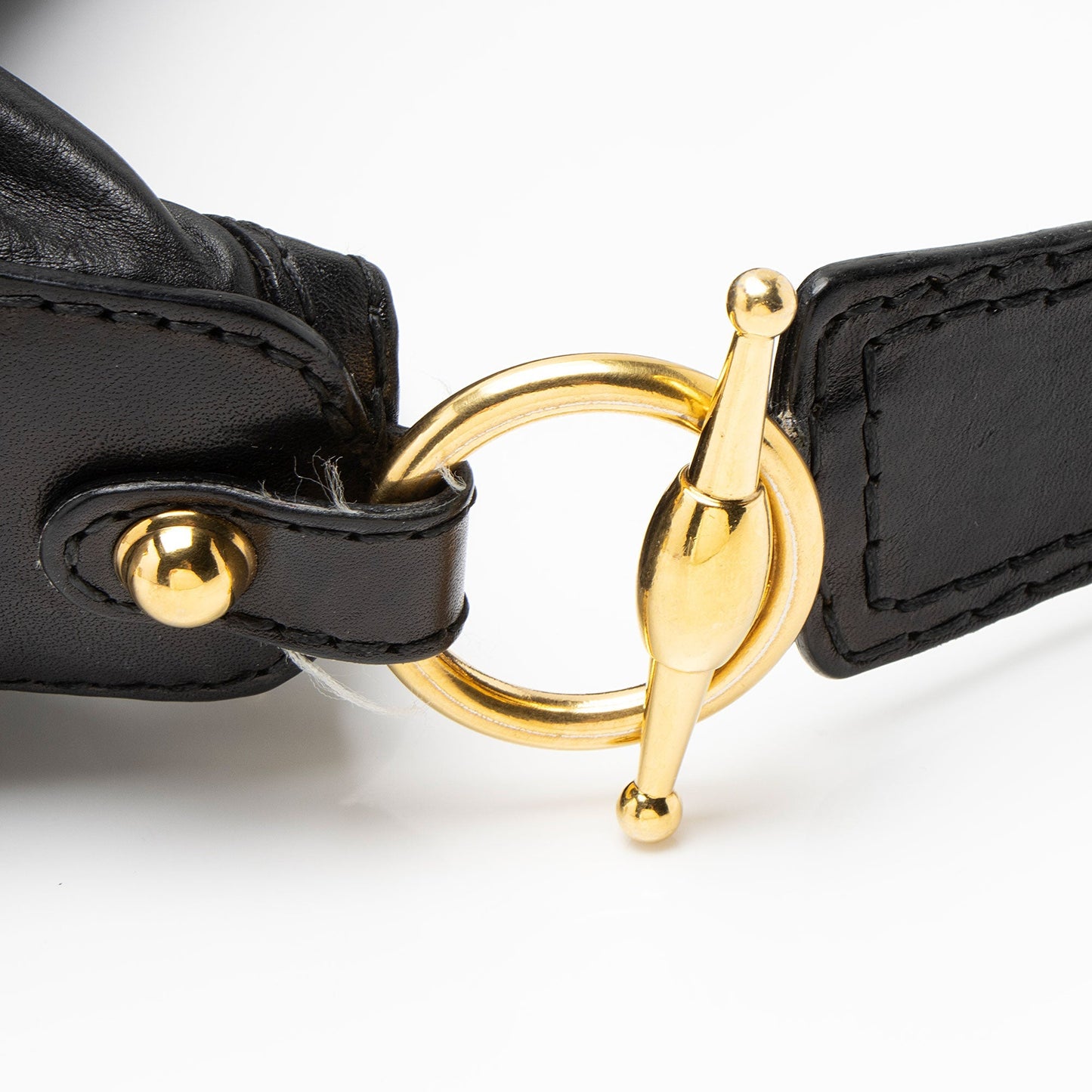 Gucci Leather Jockey Medium Hobo