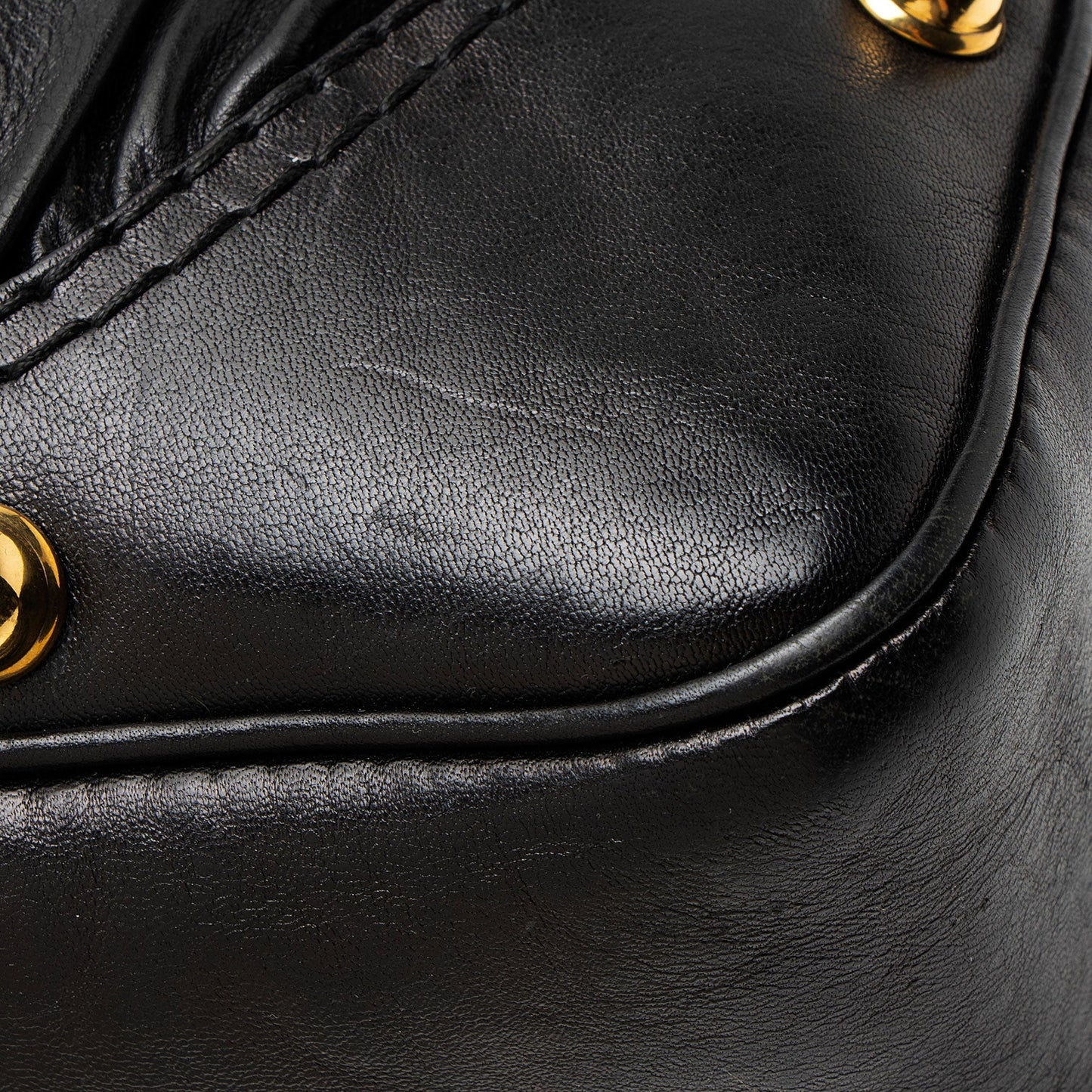 Gucci Leather Jockey Medium Hobo