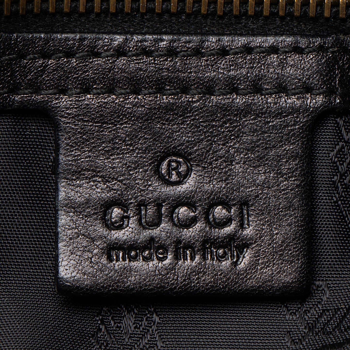 Gucci Leather Jockey Medium Hobo