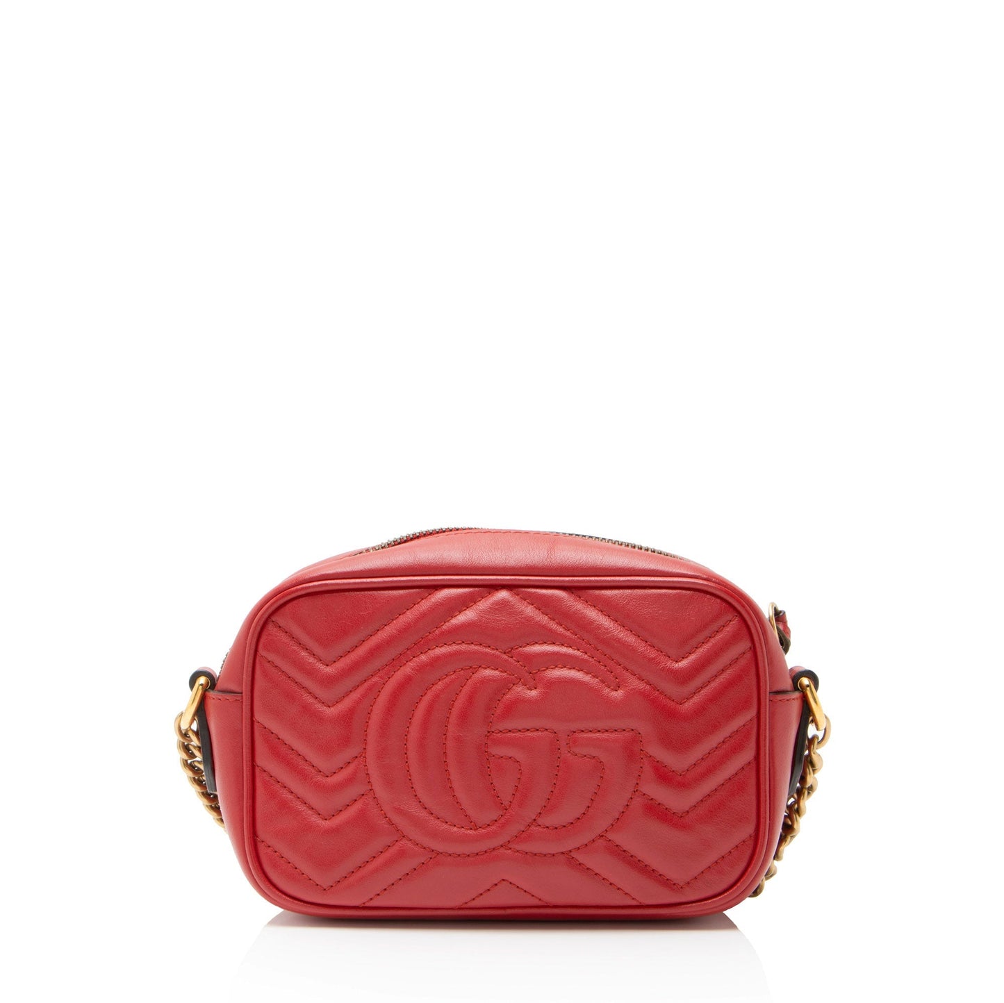 Gucci Matelasse Leather GG Marmont Mini Camera Bag