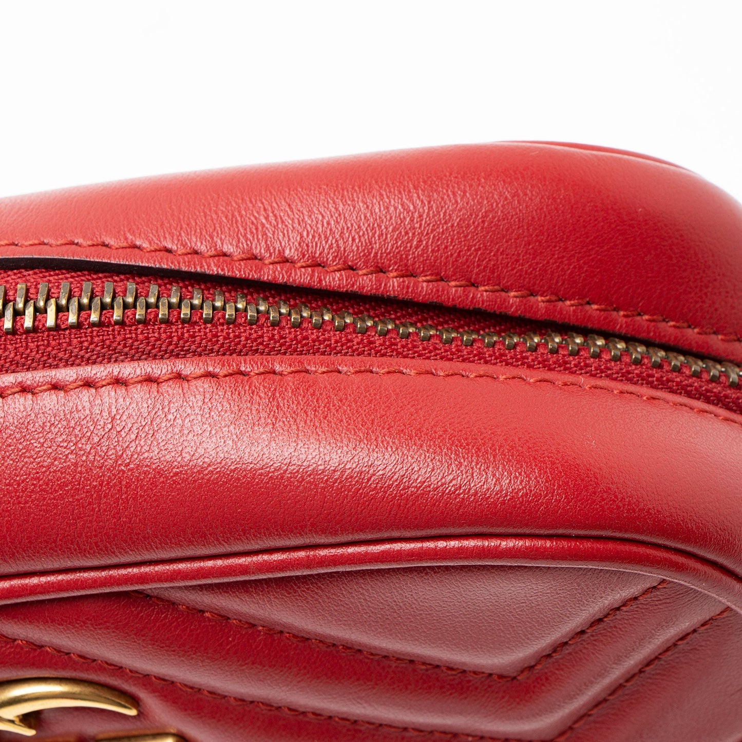 Gucci Matelasse Leather GG Marmont Mini Camera Bag