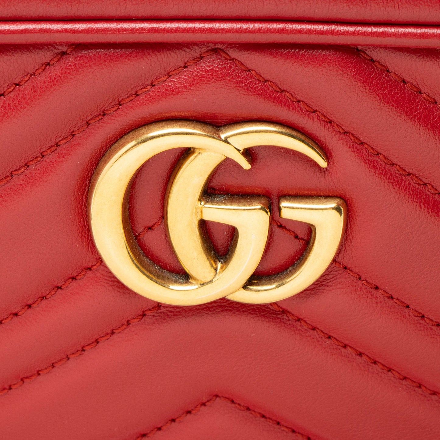 Gucci Matelasse Leather GG Marmont Mini Camera Bag