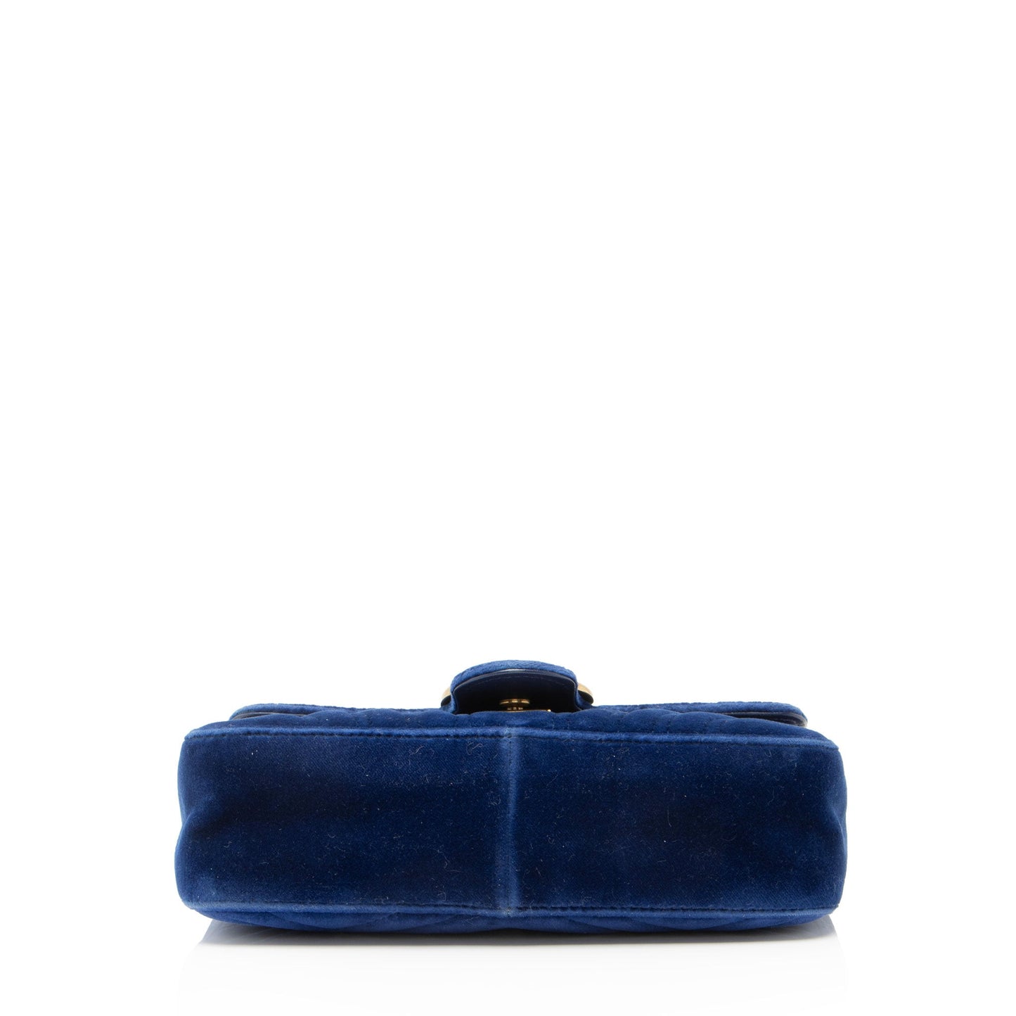 Gucci Matelasse Velvet GG Marmont Small Flap Bag