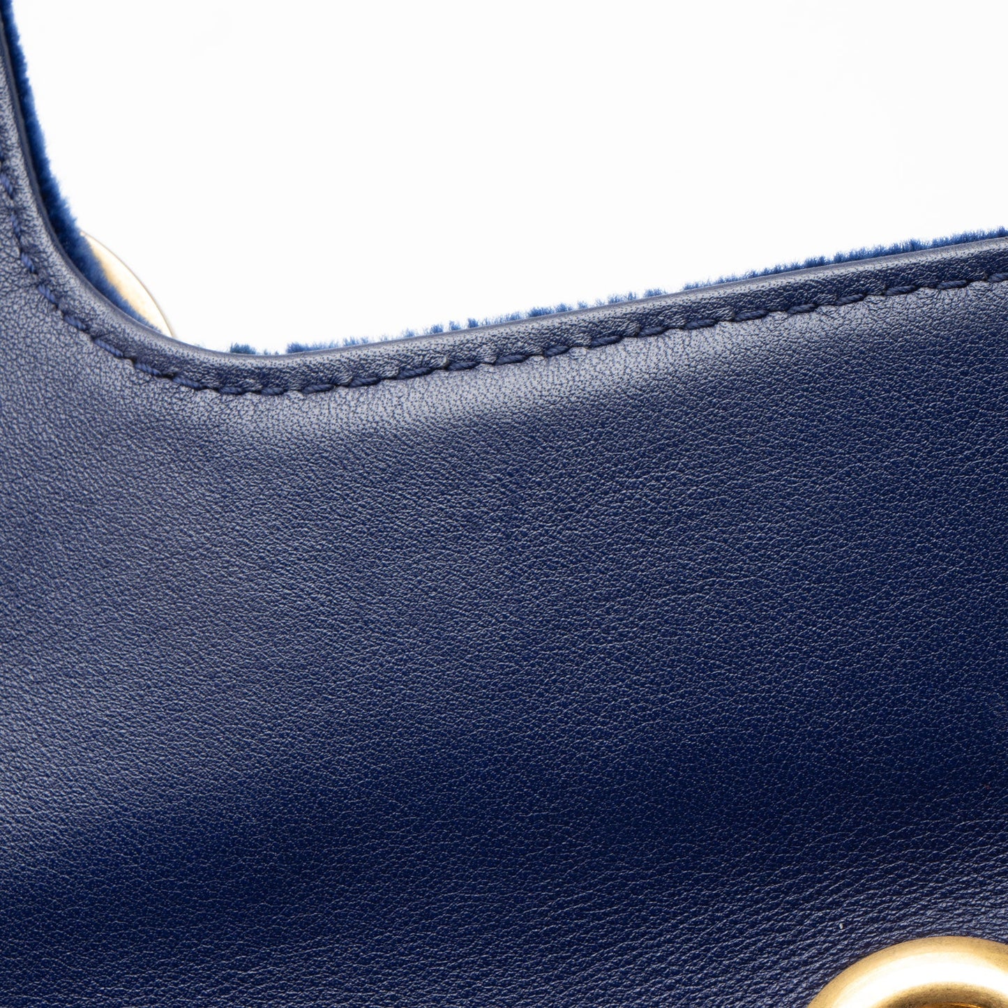 Gucci Matelasse Velvet GG Marmont Small Flap Bag