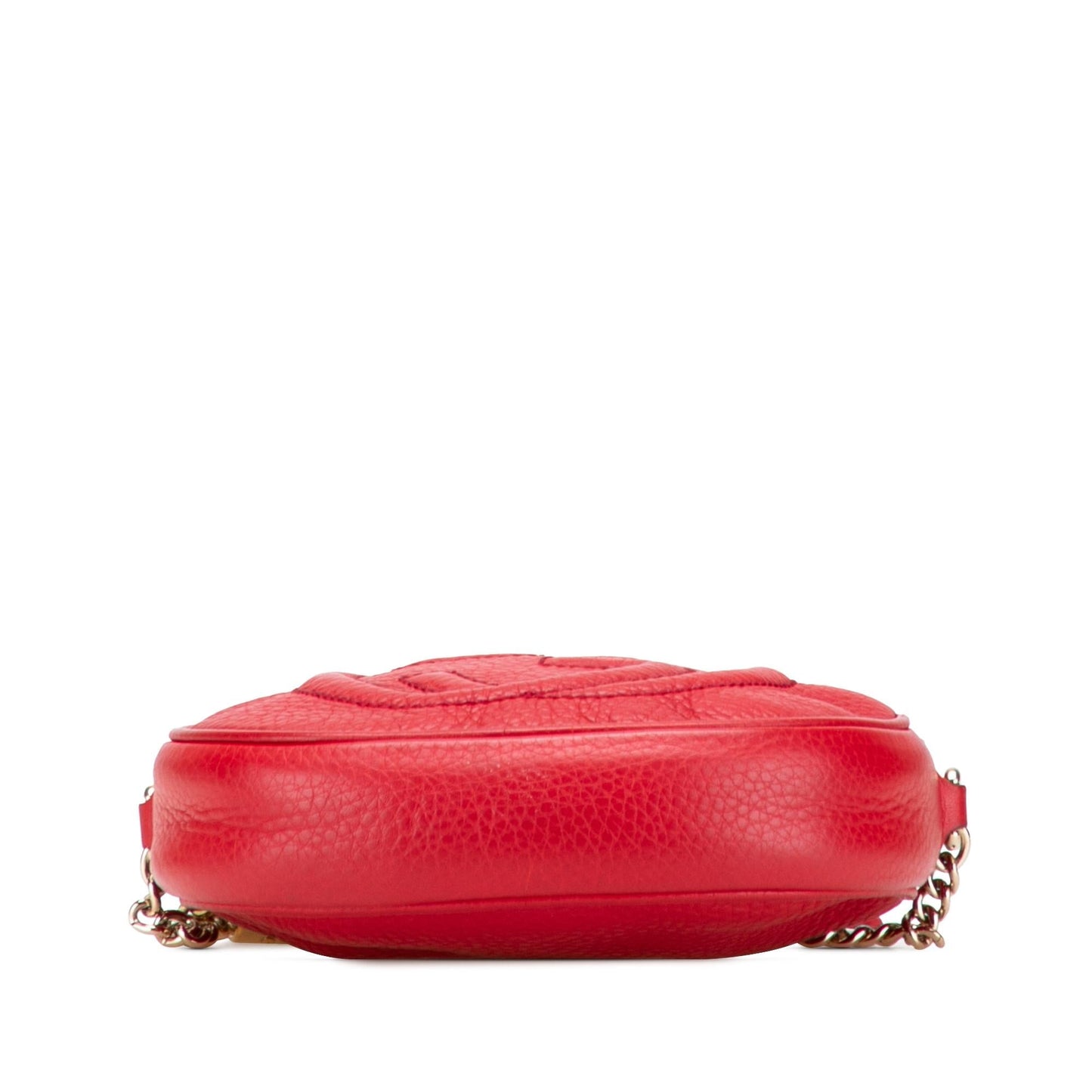 Gucci Mini Pebbled Calfskin Soho Chain Crossbody
