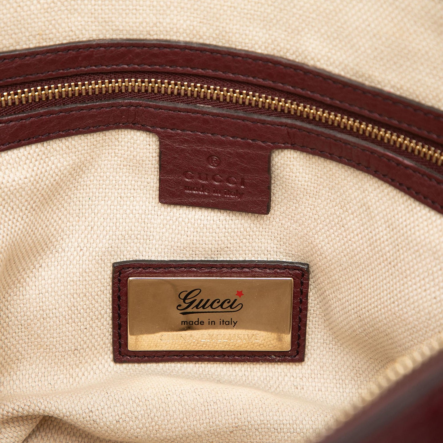 Gucci Small Leather Soho Cellarius Satchel