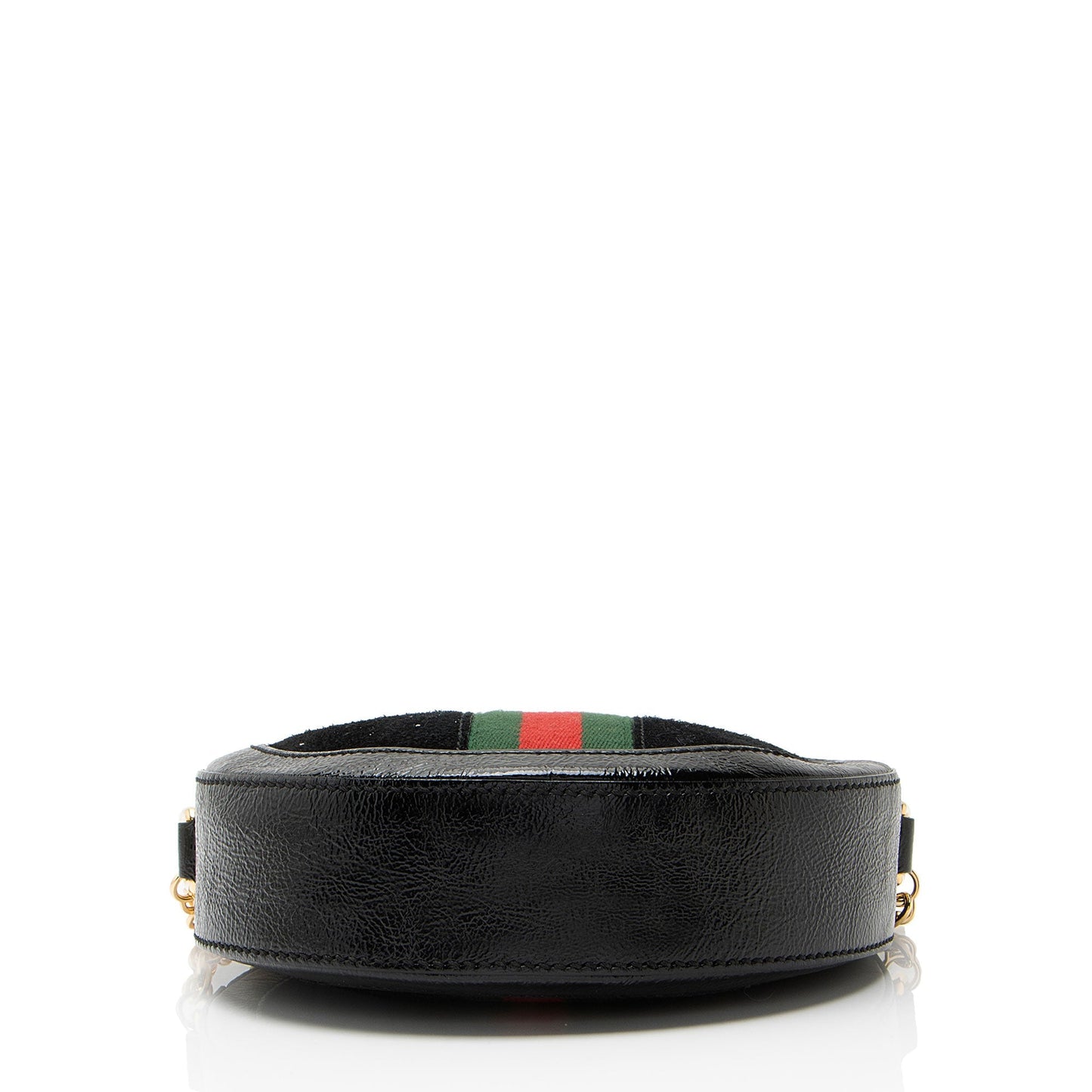 Gucci Suede Ophidia Round Mini Shoulder Bag