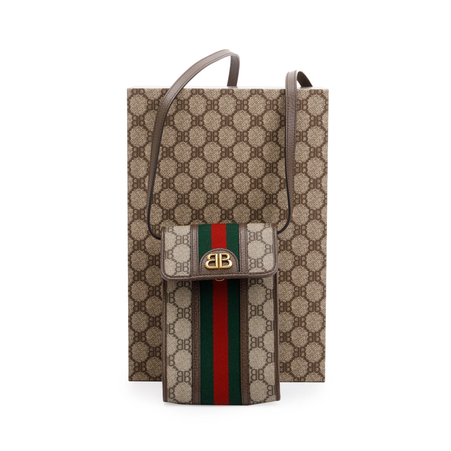 Gucci X Balenciaga 2022 The Hacker Project Phone Crossbody Bag