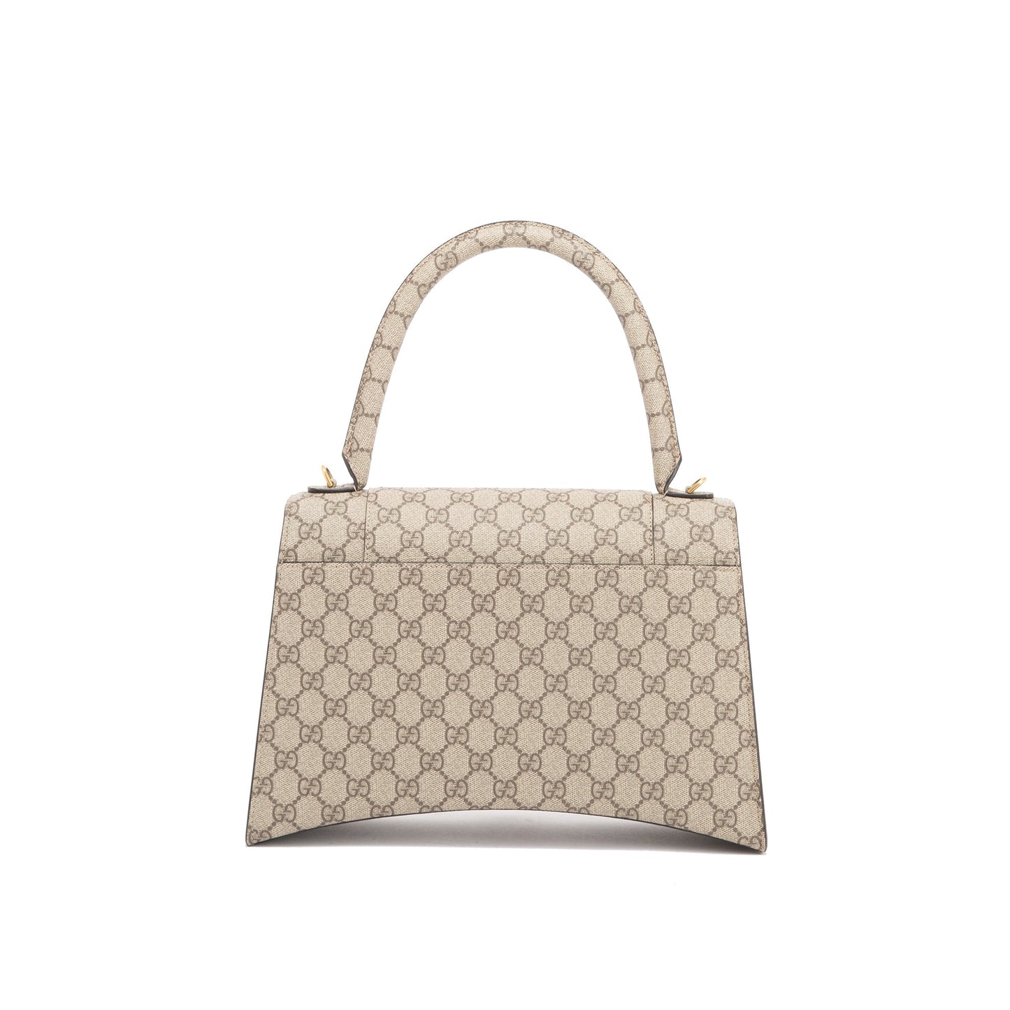 Gucci X Balenciaga The Hacker Project GG Supreme Hourglass Medium Top Handle Bag