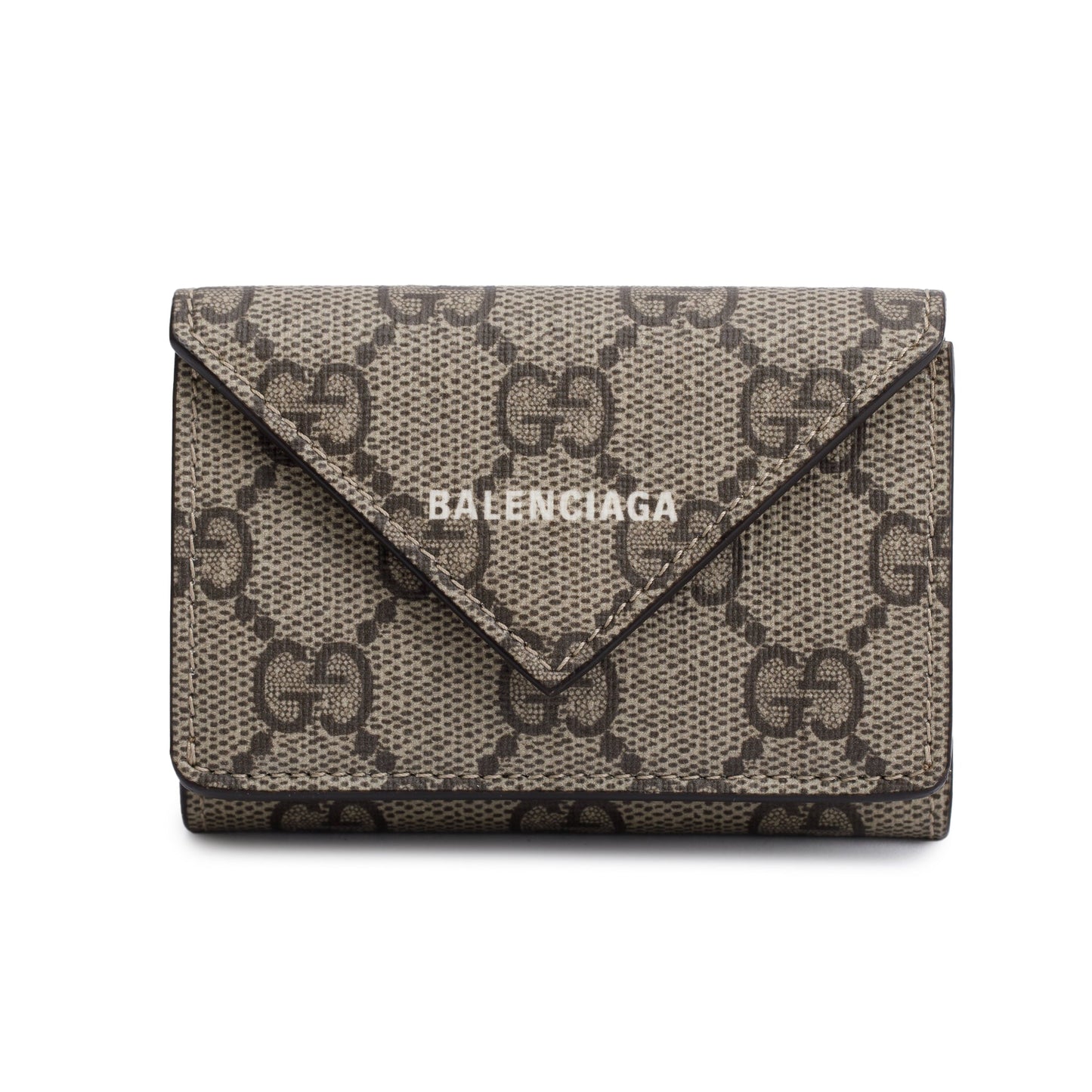Gucci X Balenciaga The Hacker Project GG Supreme Trifold Compact Wallet