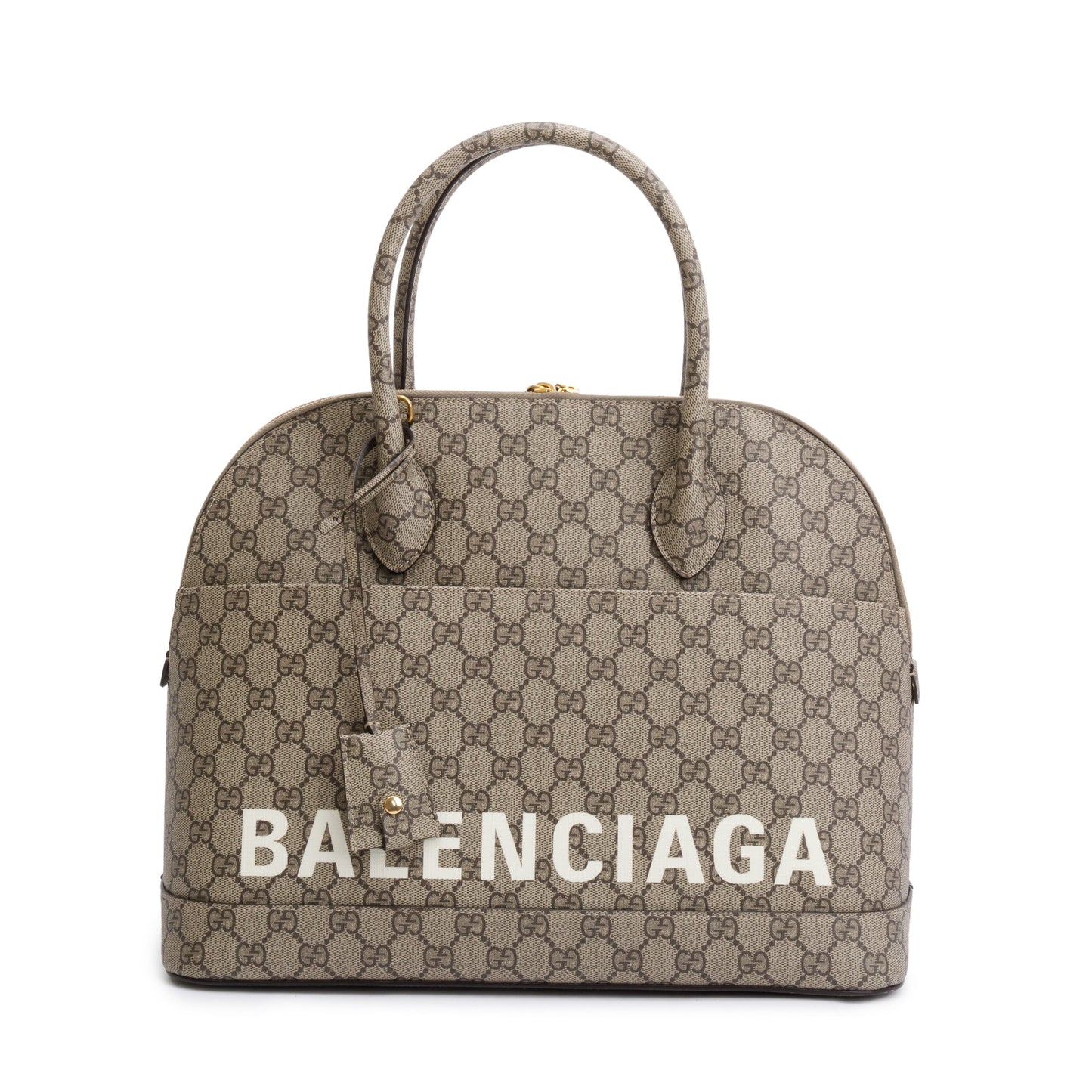 Gucci x Balenciaga The Hacker Project GG Supreme Medium Ville Handle Bag