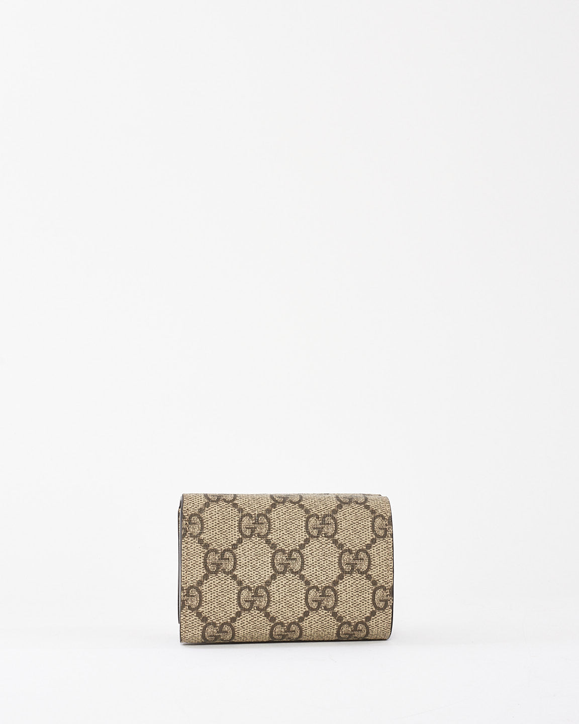 Gucci x Balenciaga The Hacker Project GG Supreme Coated Canvas Compact Wallet