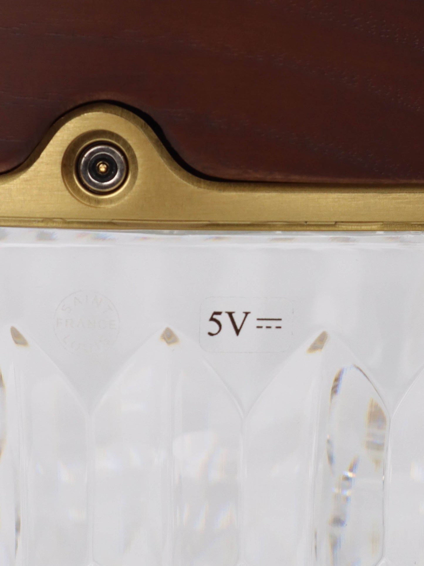 Hermes x St Louis Folia Portable Crystal Lamp