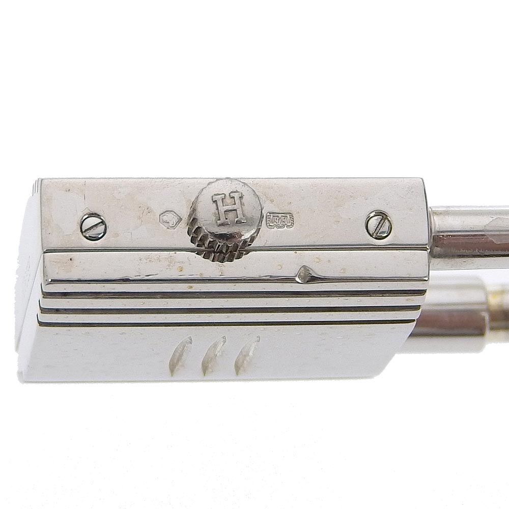 HERMES Watches Quartz Silver925 , Leather blue Kelly watch Silver dial Women  d