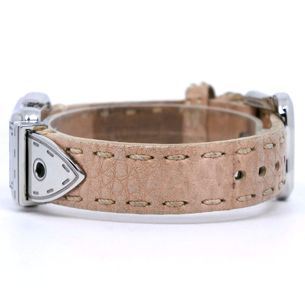 FENDI Watches Quartz 3800L Stainless Steel , Leather pink Beefendi Pink shell dial Women