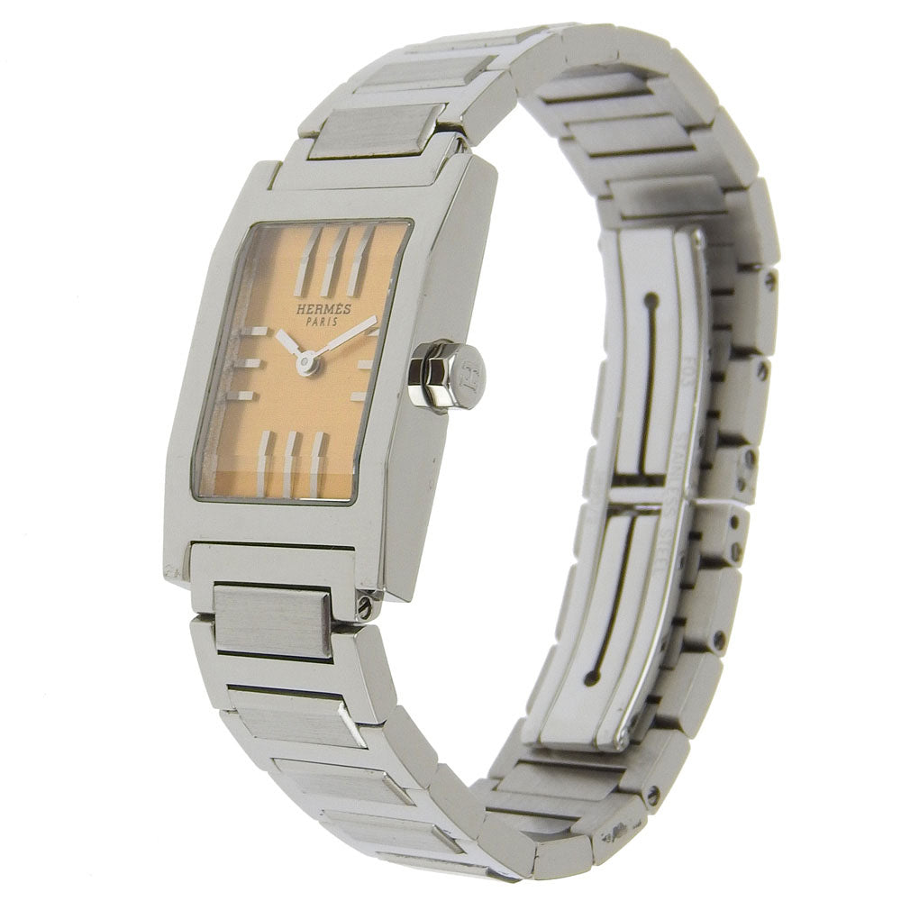 HERMES Watches Quartz TA1.210 Stainless Steel Silver tandem gold dial