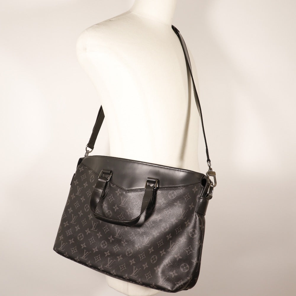 LOUIS VUITTON Business bag M40566 Monogram Eclipse Canvas black 2WAYShoulder Explorer mens  d