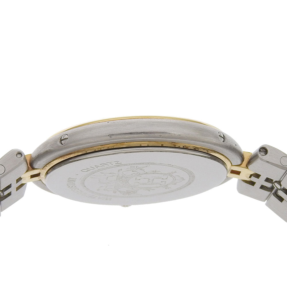 HERMES Watches Quartz Stainless Steel , Plated Gold Silver combination Profile date White dial