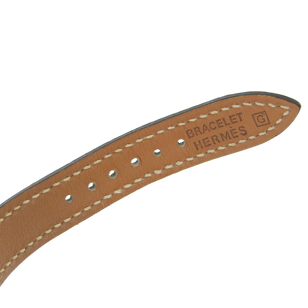 HERMES Watches Quartz TA1.210 Stainless Steel , Leather blue tandem Blue dial Women  d