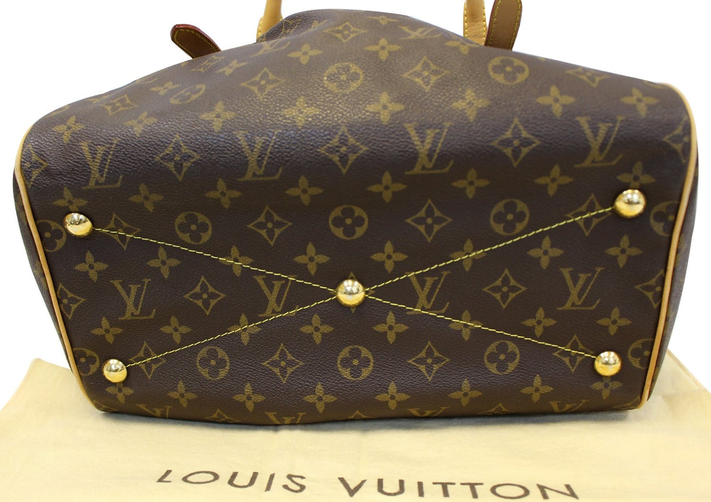 LOUIS VUITTON Monogram Canvas Tivoli GM Brown Shoulder Bag