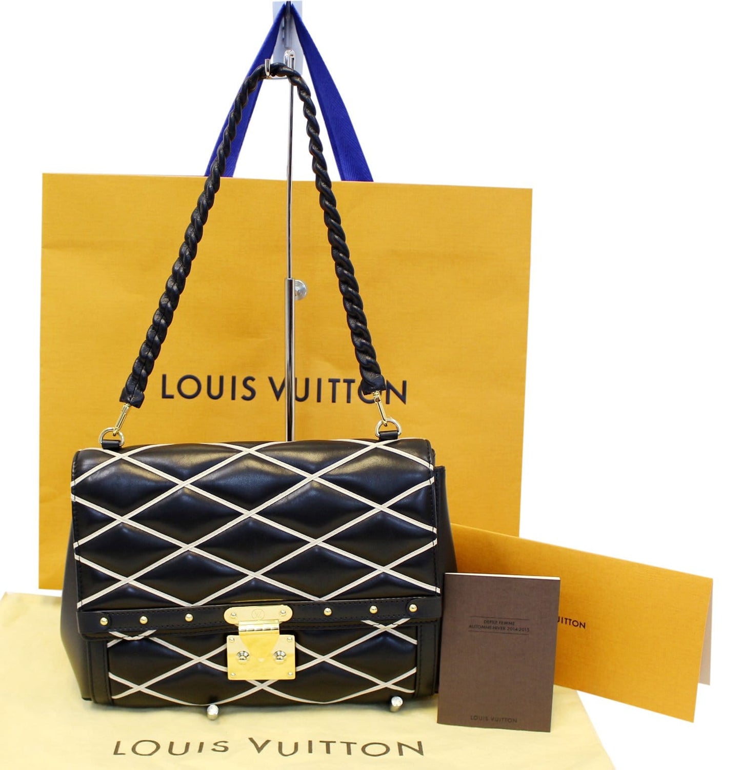 LOUIS VUITTON  Leather Malletage Pochette Flap Shoulder Bag - 20% Off