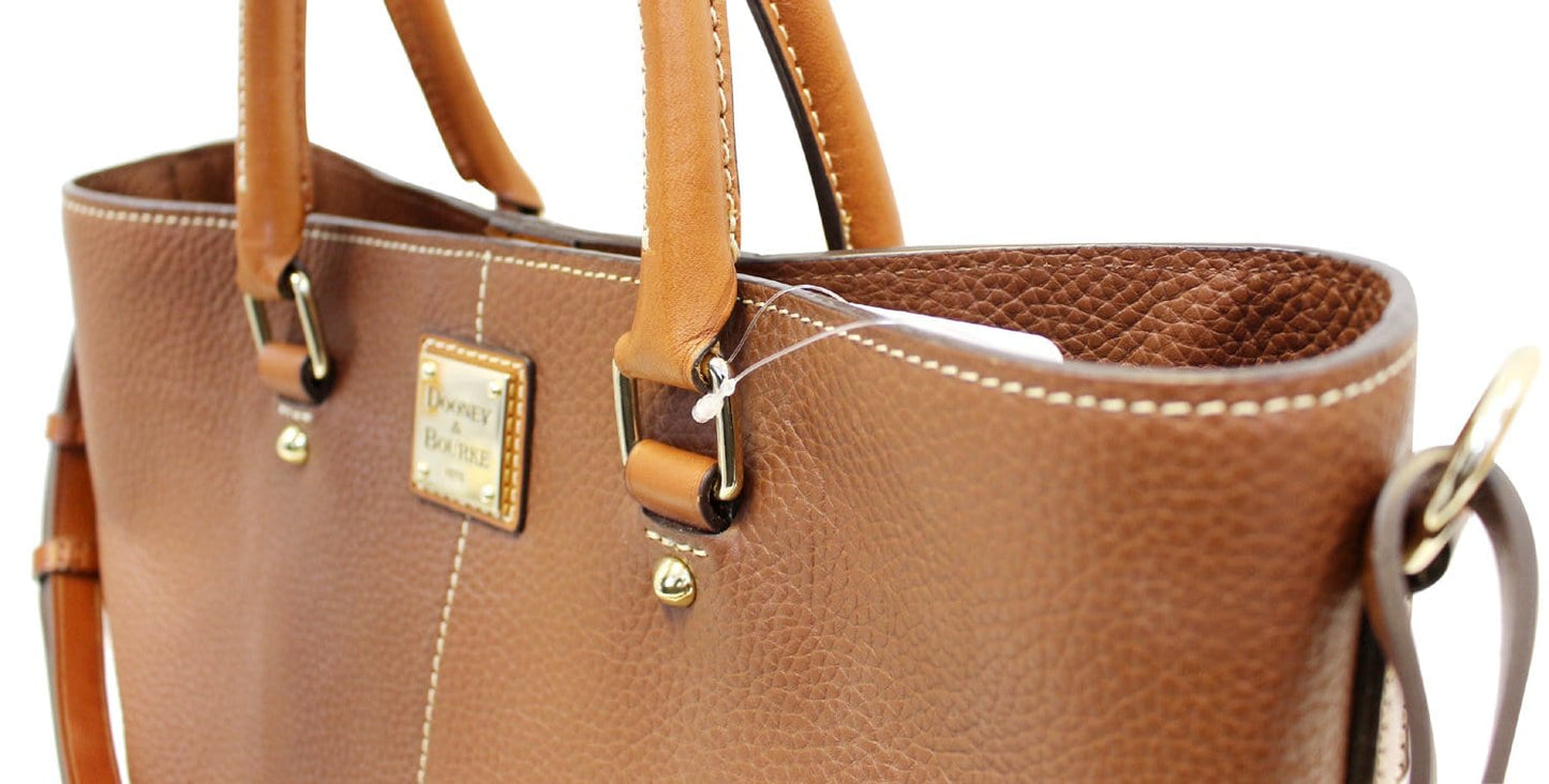 Dooney and Bourke Top Handle Brown Leather Shoulder Bag